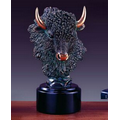 Buffalo bust 6"W x 10"H